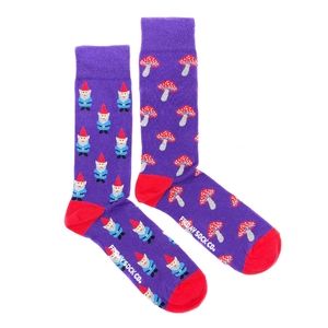Men’s Socks | Gnome and Mushroom | Fun Socks